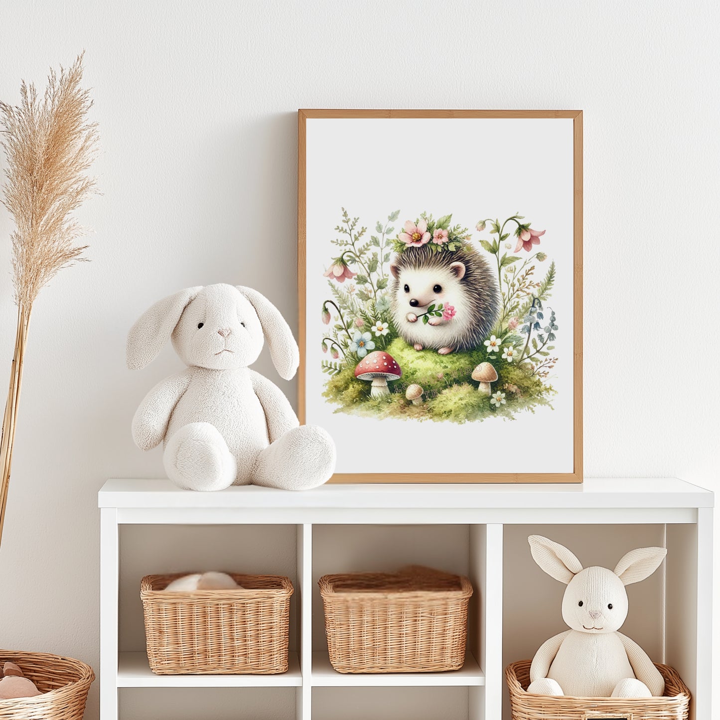Affiche  Hérisson & Fleur - Atelier Les Jolies Choses  