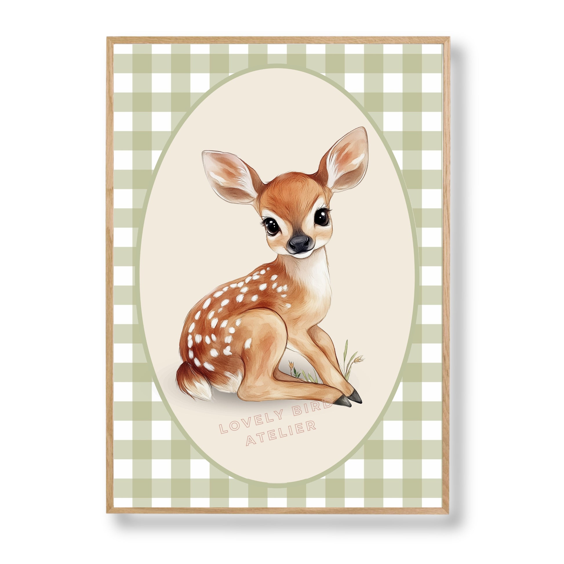 Affiche Biche & Vichy - Atelier Les Jolies Choses  