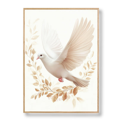 Affiche Colombe & Rameaux - Lovely Bird Atelier   