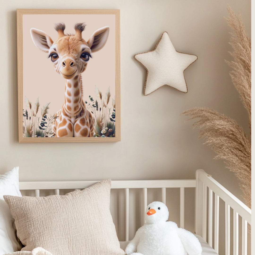 Affiche Girafe - Atelier Les Jolies Choses  