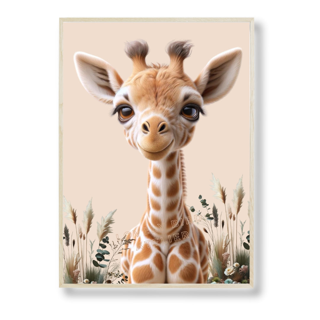 Affiche Girafe - Atelier Les Jolies Choses  