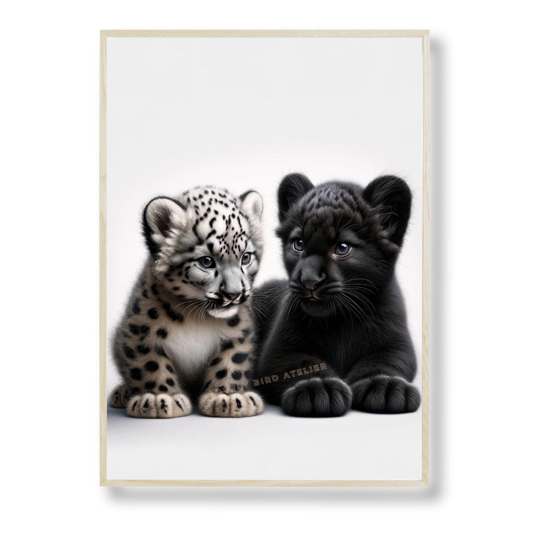 Affiche Duo Panthères - Atelier Les Jolies Choses  