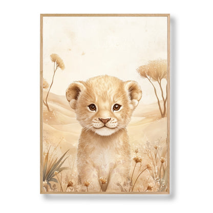Illustration  Lionceau & Savane - Atelier Les Jolies Choses  