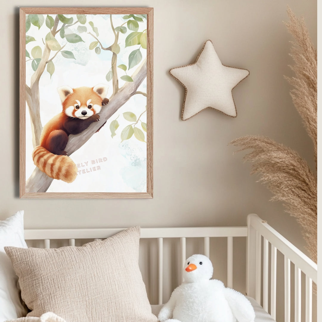 Affiche  Petit Panda Roux - Atelier Les Jolies Choses  