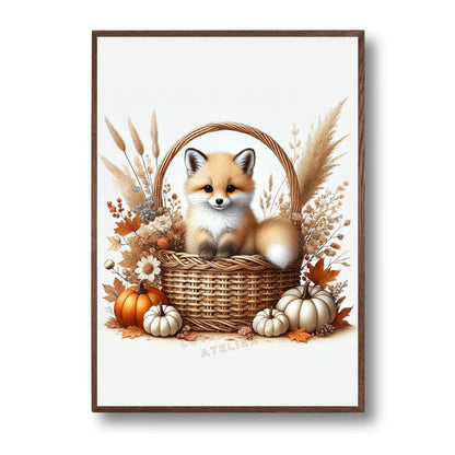 Affiche Renard & Automne - Atelier Les Jolies Choses  