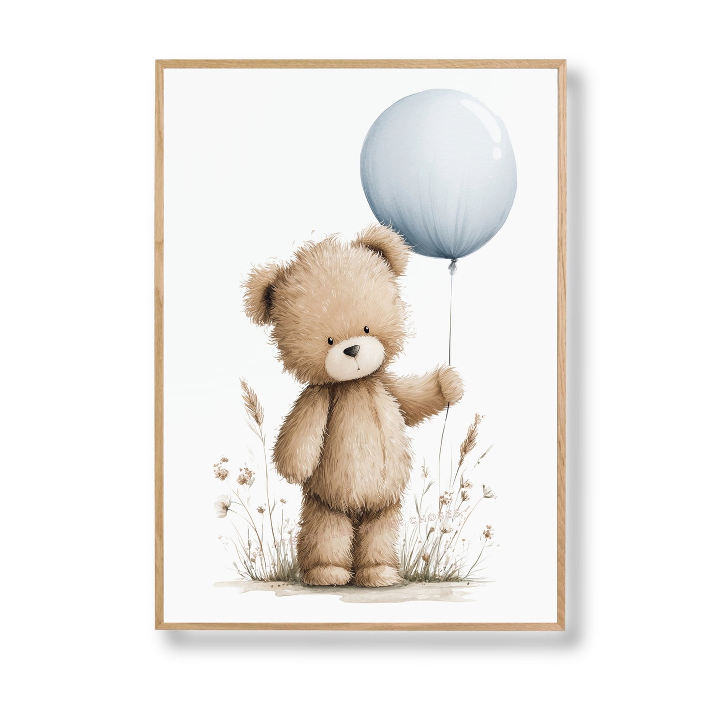 Affiche  - Mon ours au ballon