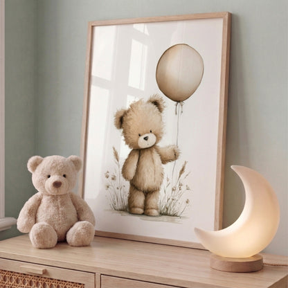 Affiche  - Mon ours au ballon