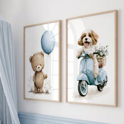 Affiche - Le petit chien en vadrouille