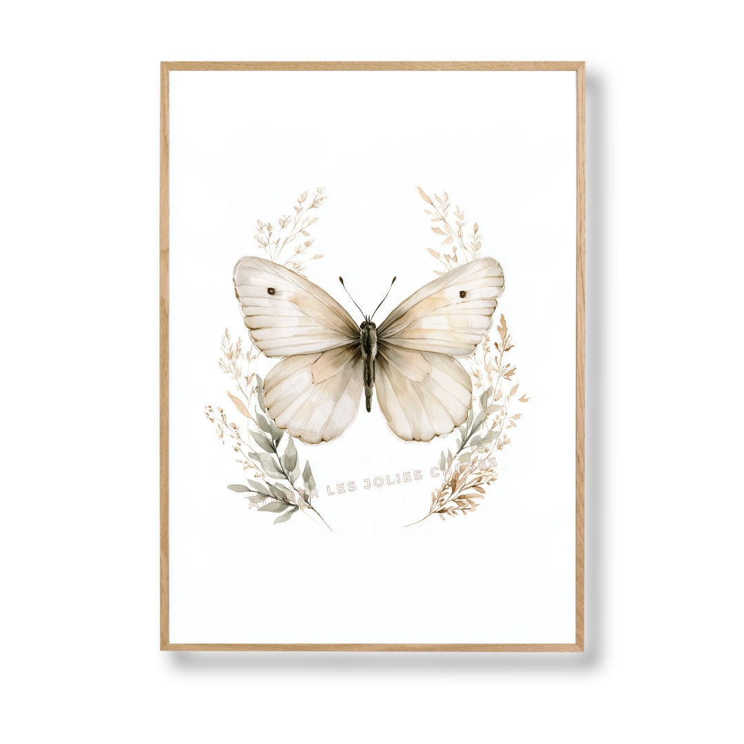 Affiche - Le papillon des beaux jours