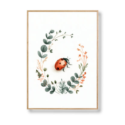 Affiche - La petite coccinelle