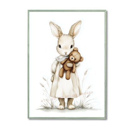 Illustration  Lapin – Mon doudou préféré