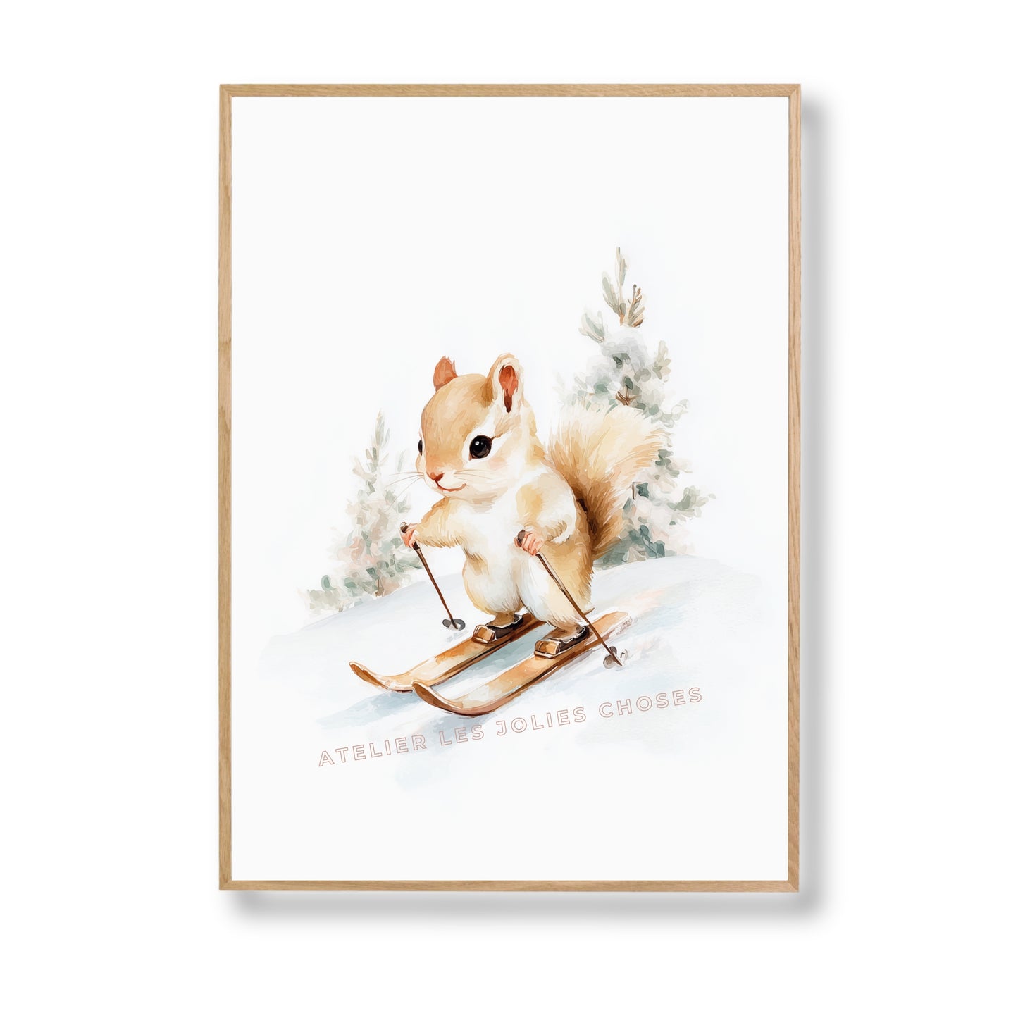 Illustration  – L’écureuil des neiges