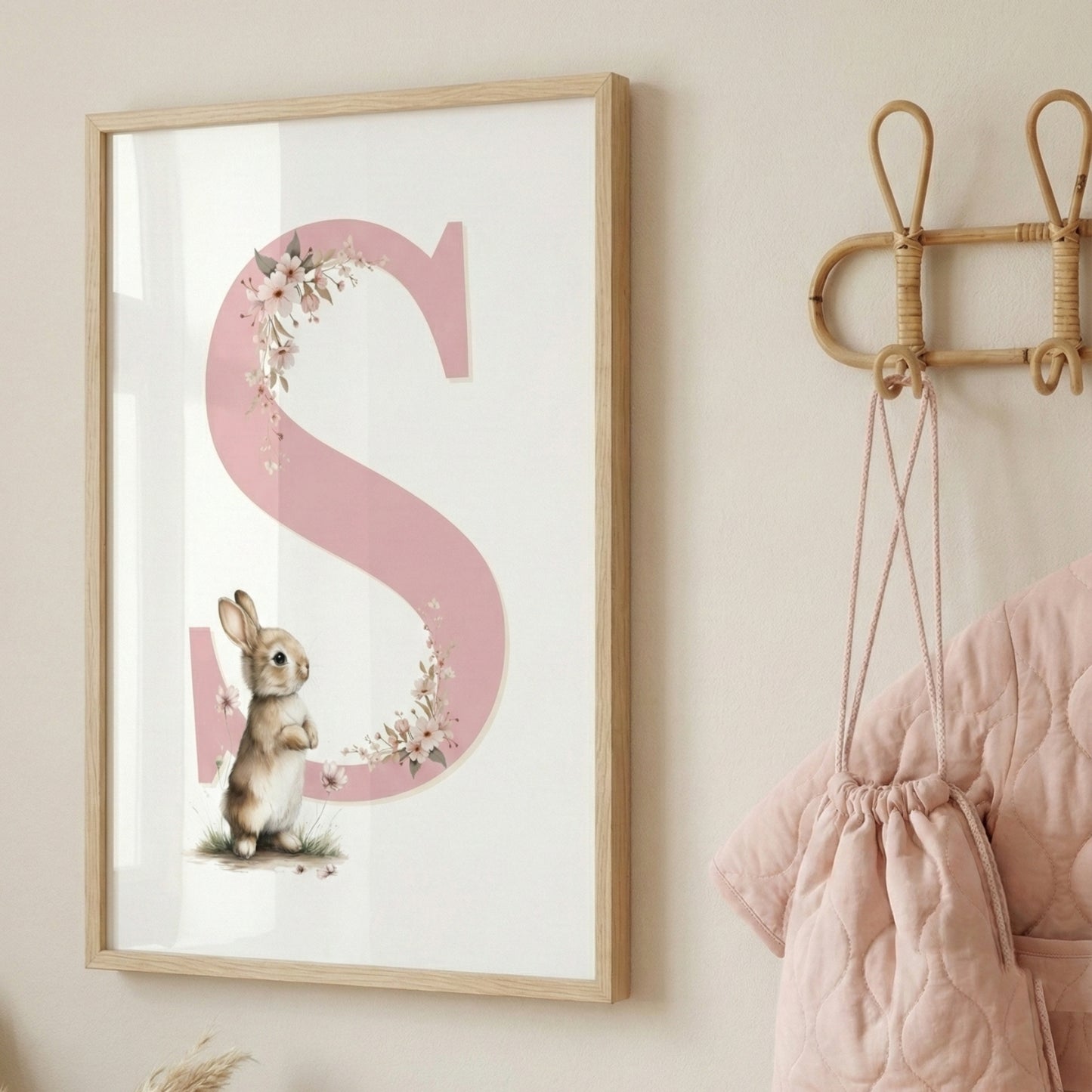 Affiche Lettre S - Lapin