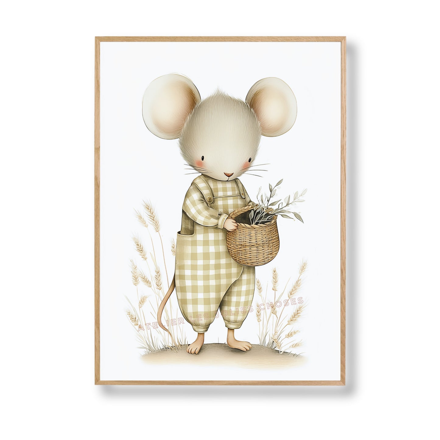 Affiche  Souris – La récolte des champs