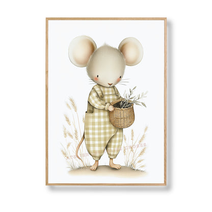 Affiche  Souris – La récolte des champs