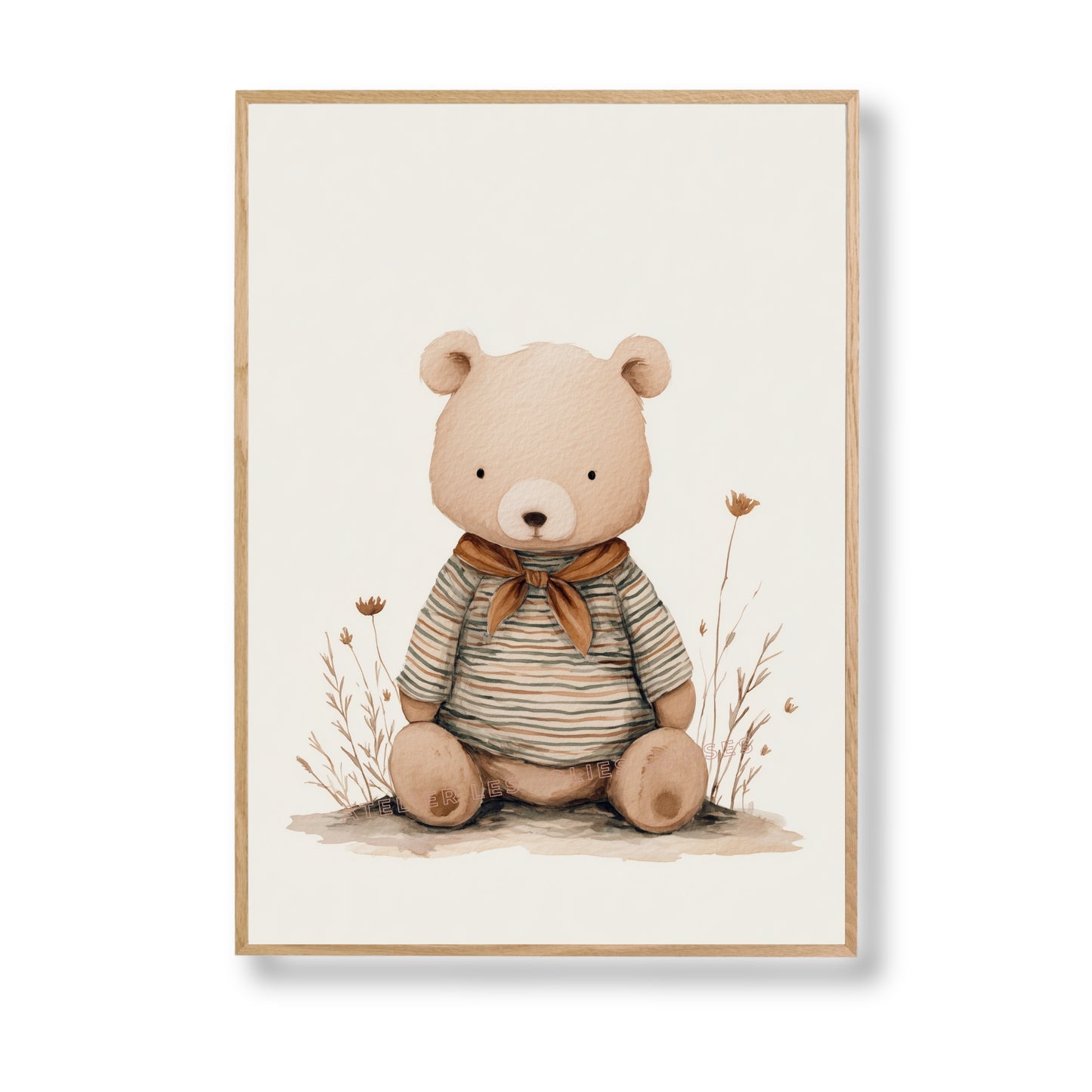 Illustration – L’ourson paisible