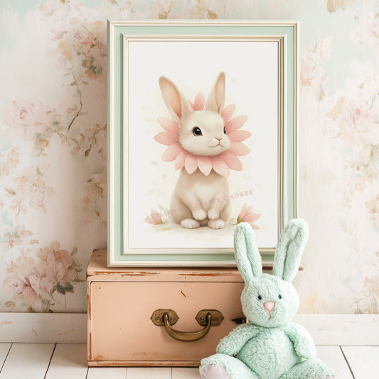 Lapine en Fleur