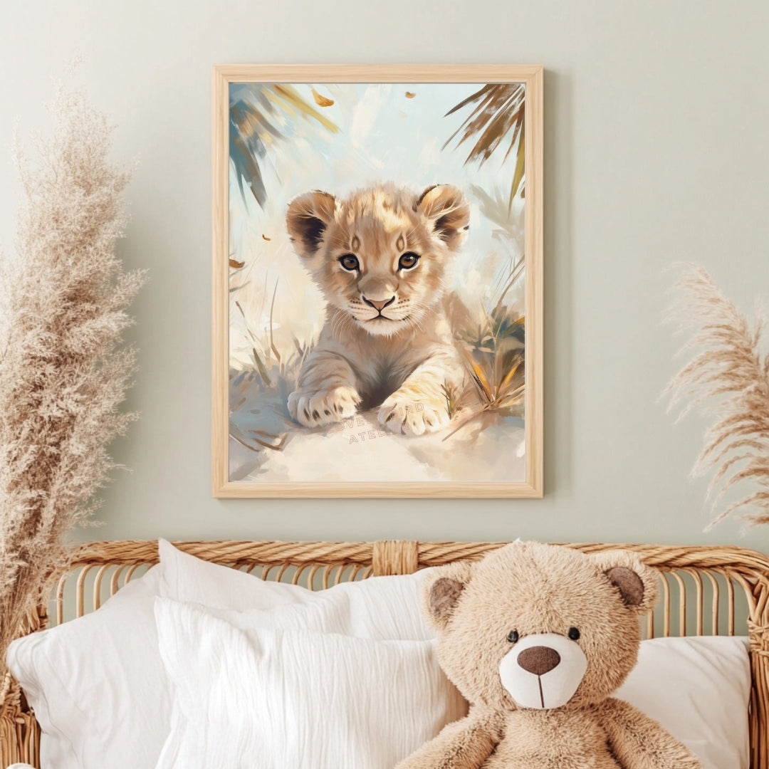 Illustration Petit Lionceau - Atelier Les Jolies Choses  