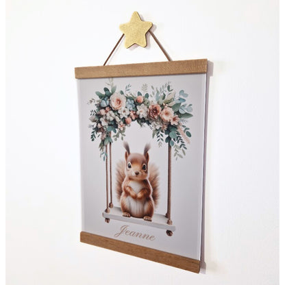 Porte affiche aimantée  - Bois - Atelier Les Jolies Choses  