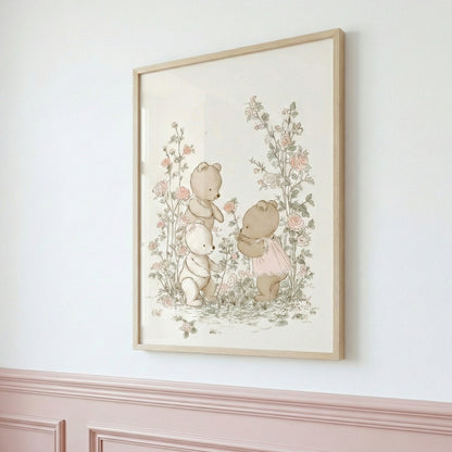 Illustration  – Au jardin des oursons - Atelier Les Jolies Choses  