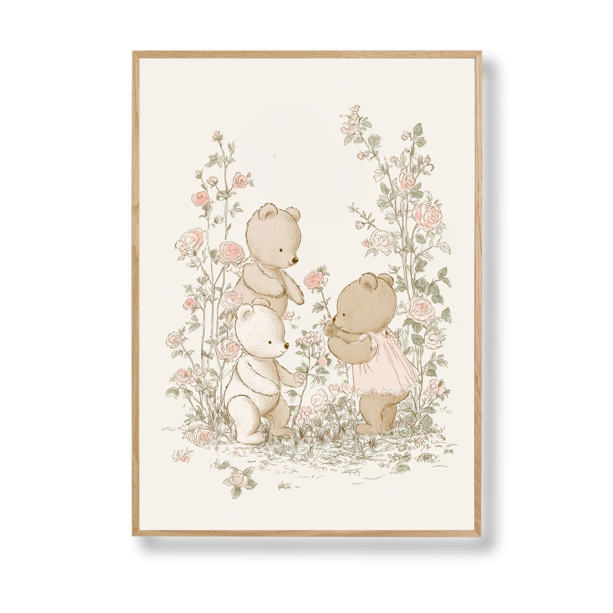 Illustration  – Au jardin des oursons - Atelier Les Jolies Choses  