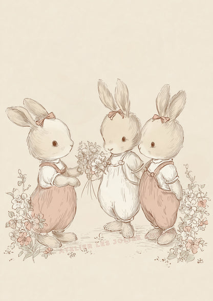 Illustration – Douce enfance - Atelier Les Jolies Choses  