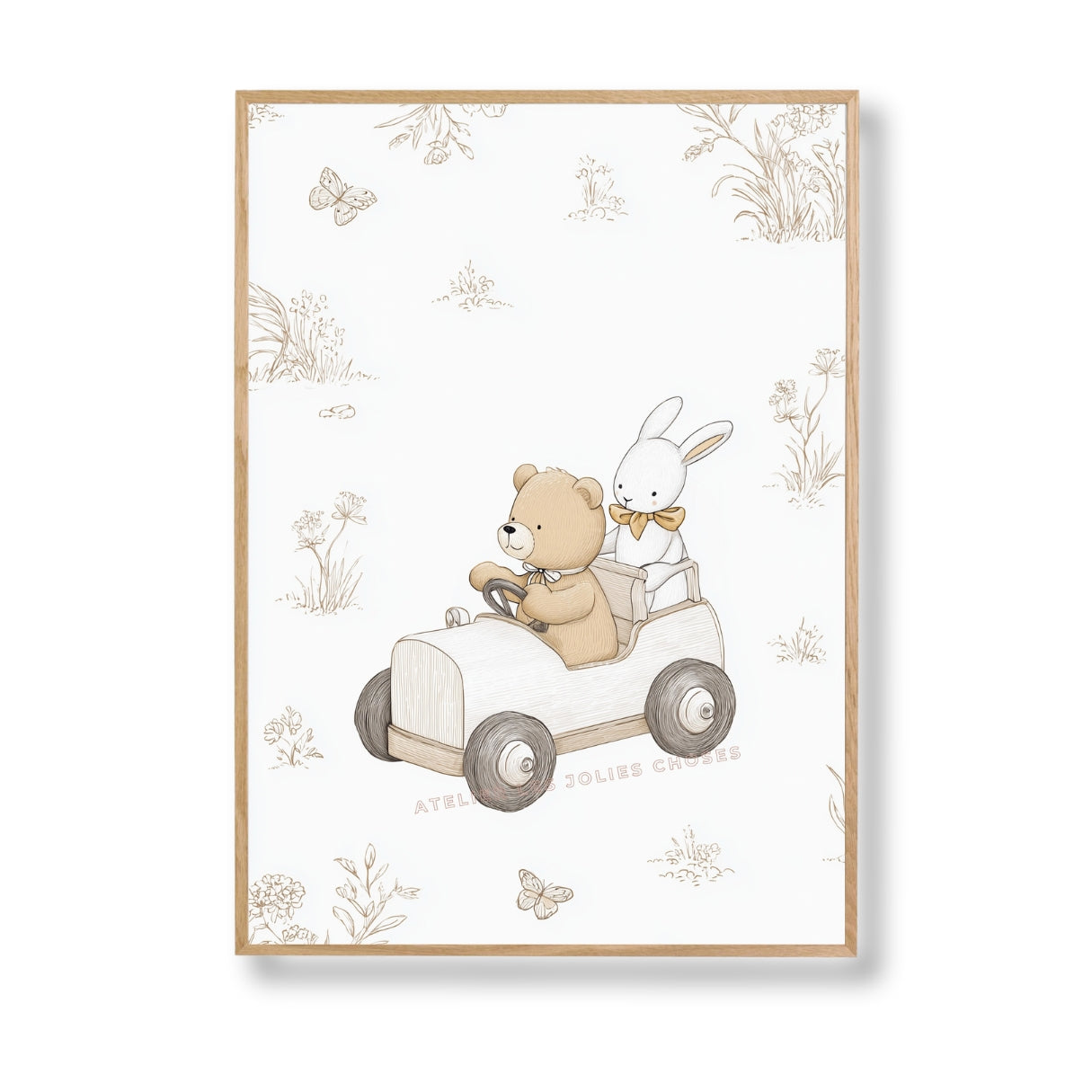 Illustration  – En promenade - Atelier Les Jolies Choses  