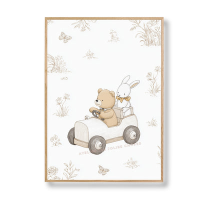 Illustration  – En promenade - Atelier Les Jolies Choses  