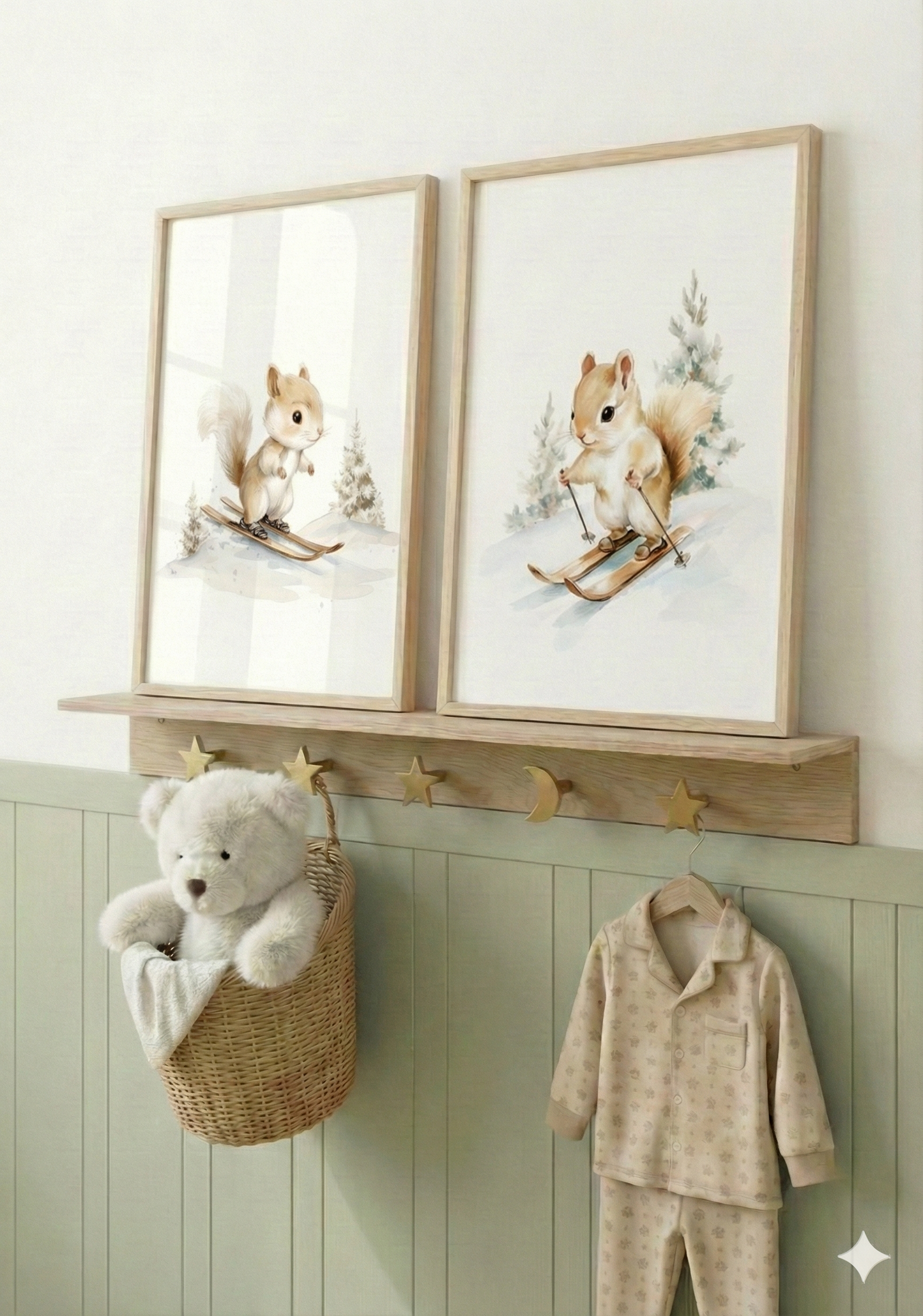 Illustration  – L’écureuil des neiges - Atelier Les Jolies Choses  