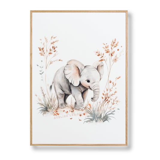 Illustration - L’éléphant des brumes - Atelier Les Jolies Choses  