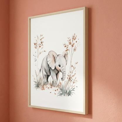 Illustration - L’éléphant des brumes - Atelier Les Jolies Choses  