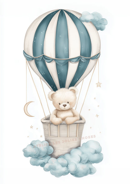 Illustration  – L’ours des nuages - Atelier Les Jolies Choses  