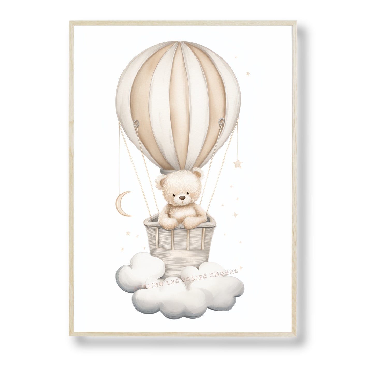 Illustration  – L’ourson des nuages - Atelier Les Jolies Choses  