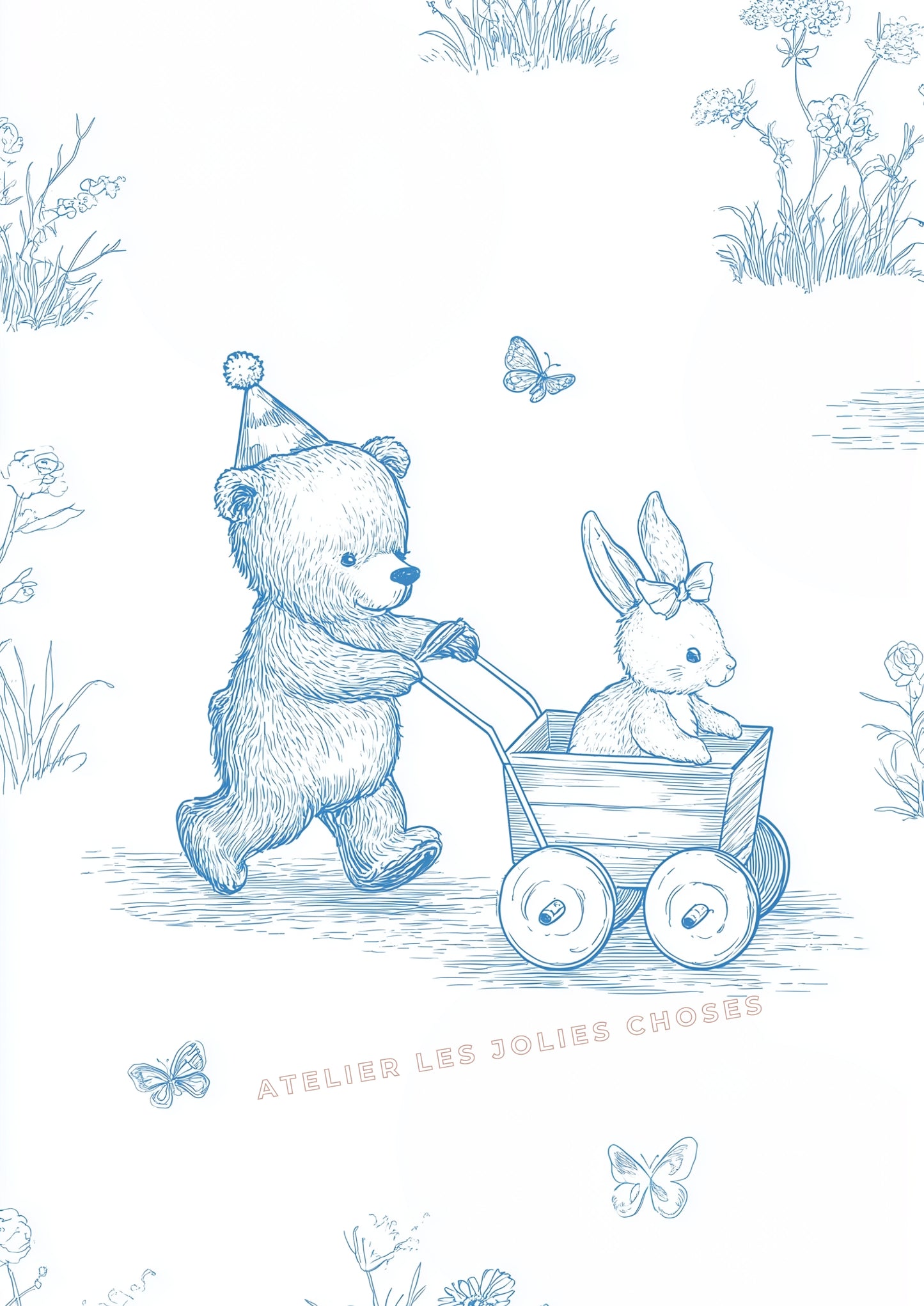 Illustration  – La carriole des rêves - Atelier Les Jolies Choses  