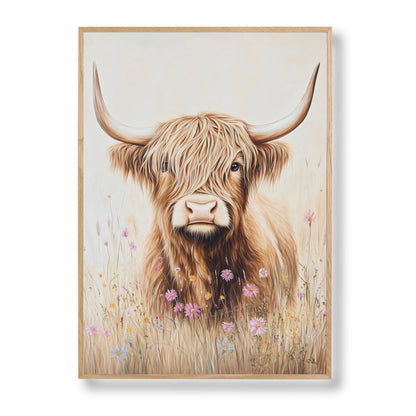 Illustration " La rêveuse aux cornes de lune " - Atelier Les Jolies Choses  