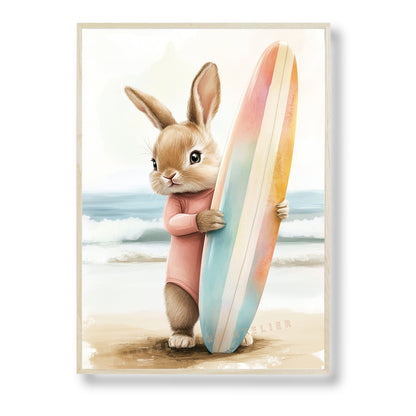 Illustration Lapine & Surf - Atelier Les Jolies Choses  
