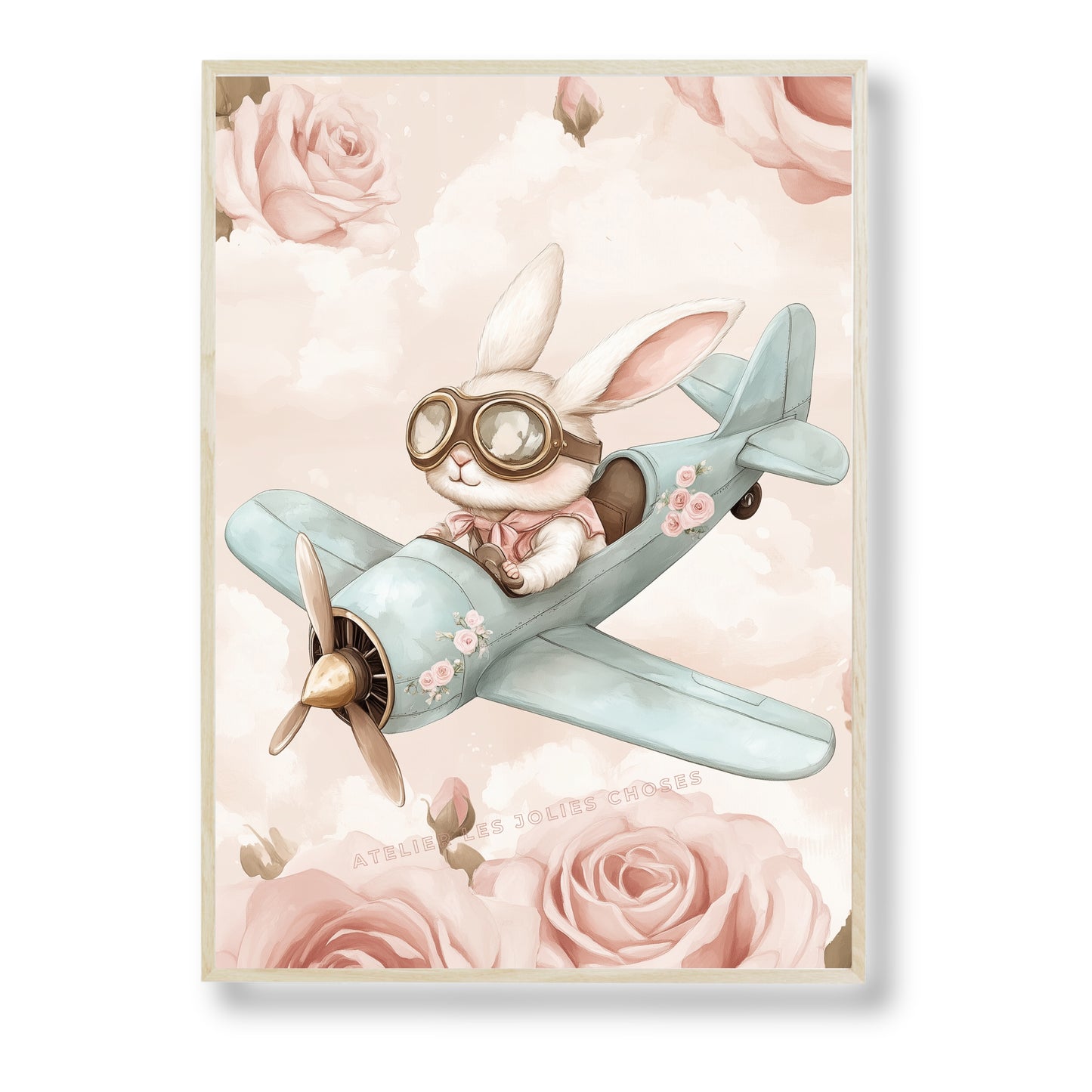 Illustration Madame Flocon rose - Atelier Les Jolies Choses  