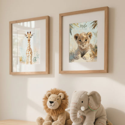 Illustration Petit Lionceau - Atelier Les Jolies Choses