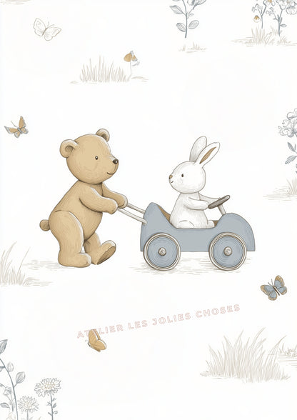 Illustration  – Petit voyage enchanté - Atelier Les Jolies Choses  