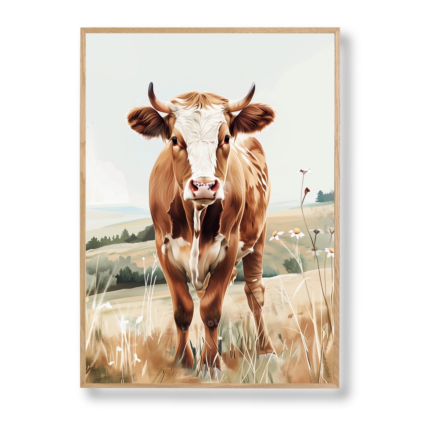 Illustration " Tendre veilleuse des champs" - Atelier Les Jolies Choses  