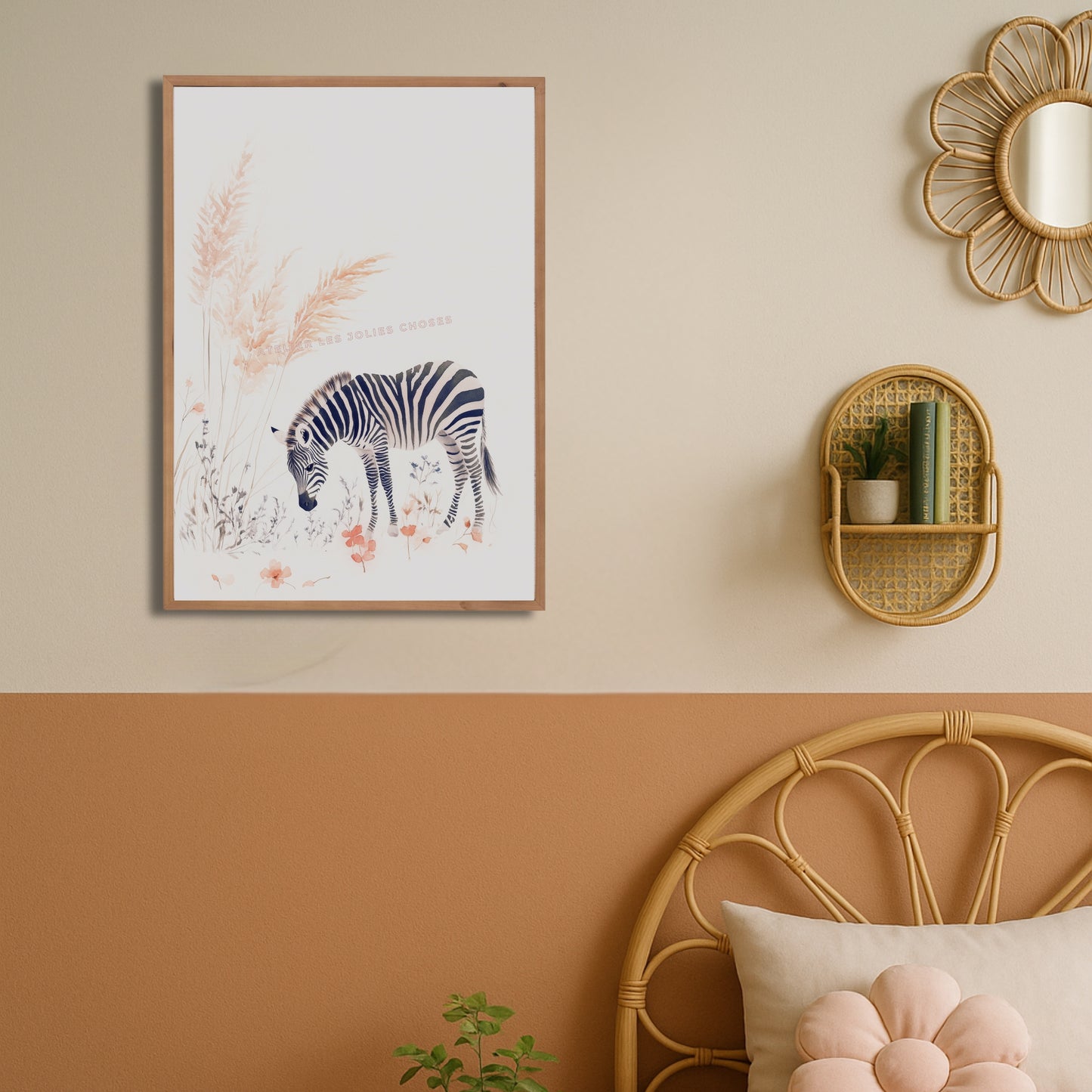 Illustration  Zèbre - L'élégance sauvage - Atelier Les Jolies Choses  