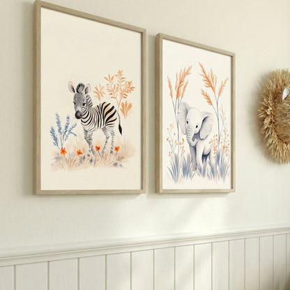 Illustration  Zèbre - Libre et rayé - Atelier Les Jolies Choses