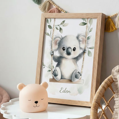 Koala & Balancelle Végétale – Douceur Suspendue - Atelier Les Jolies Choses