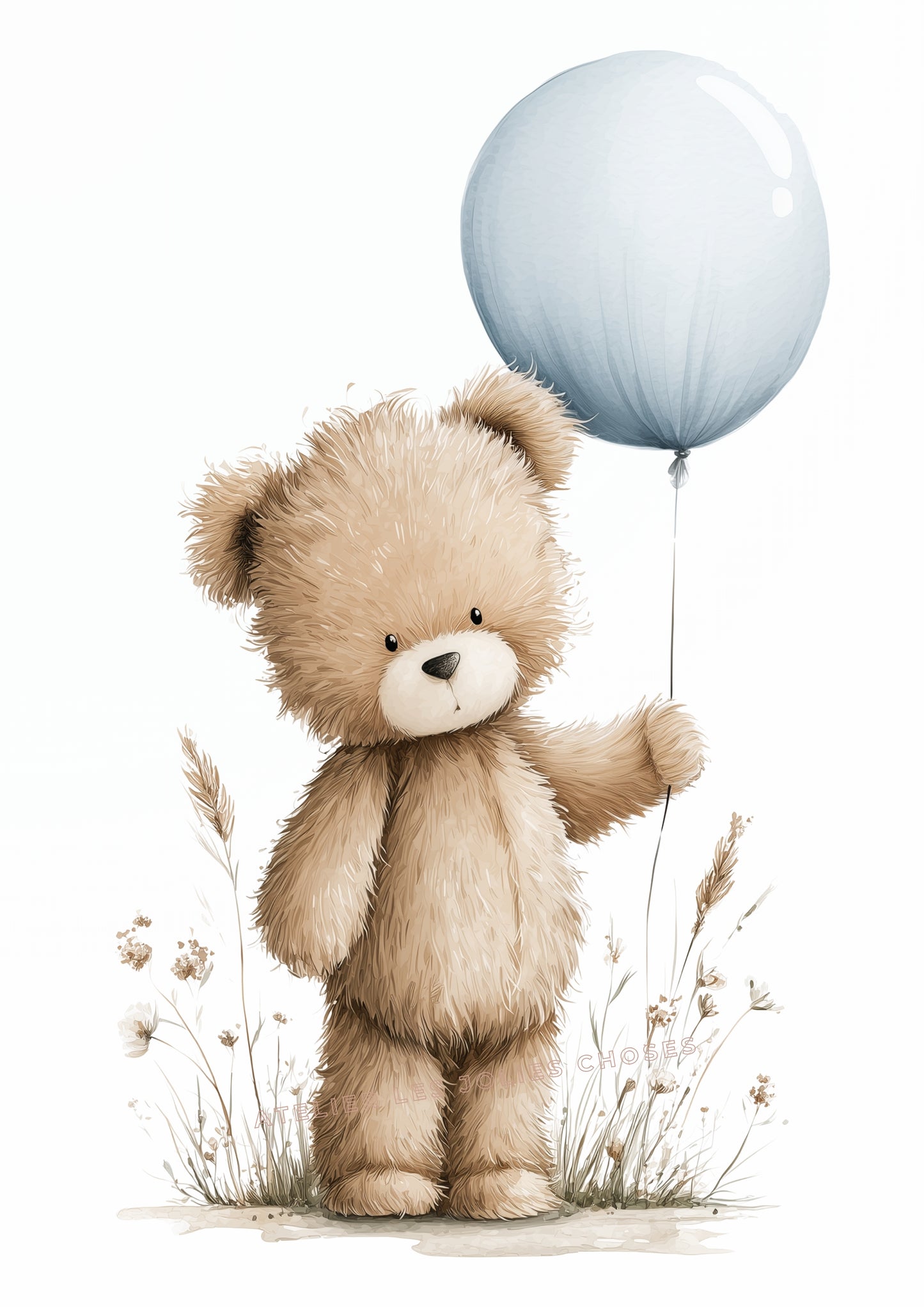 Affiche  - Mon ours au ballon