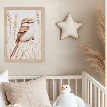 Oiseau Beige - Douceur Naturelle - Atelier Les Jolies Choses  