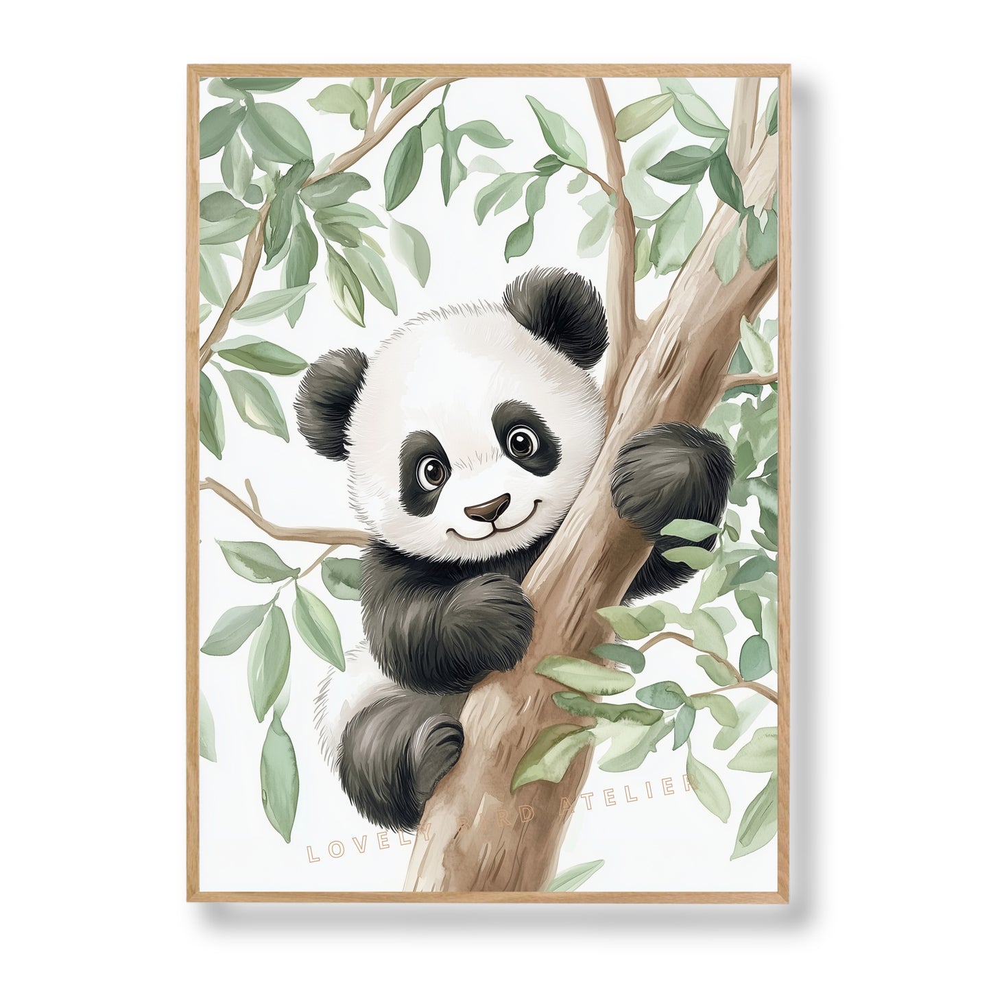 Panda & Forêt – Paix Sauvage - Atelier Les Jolies Choses  