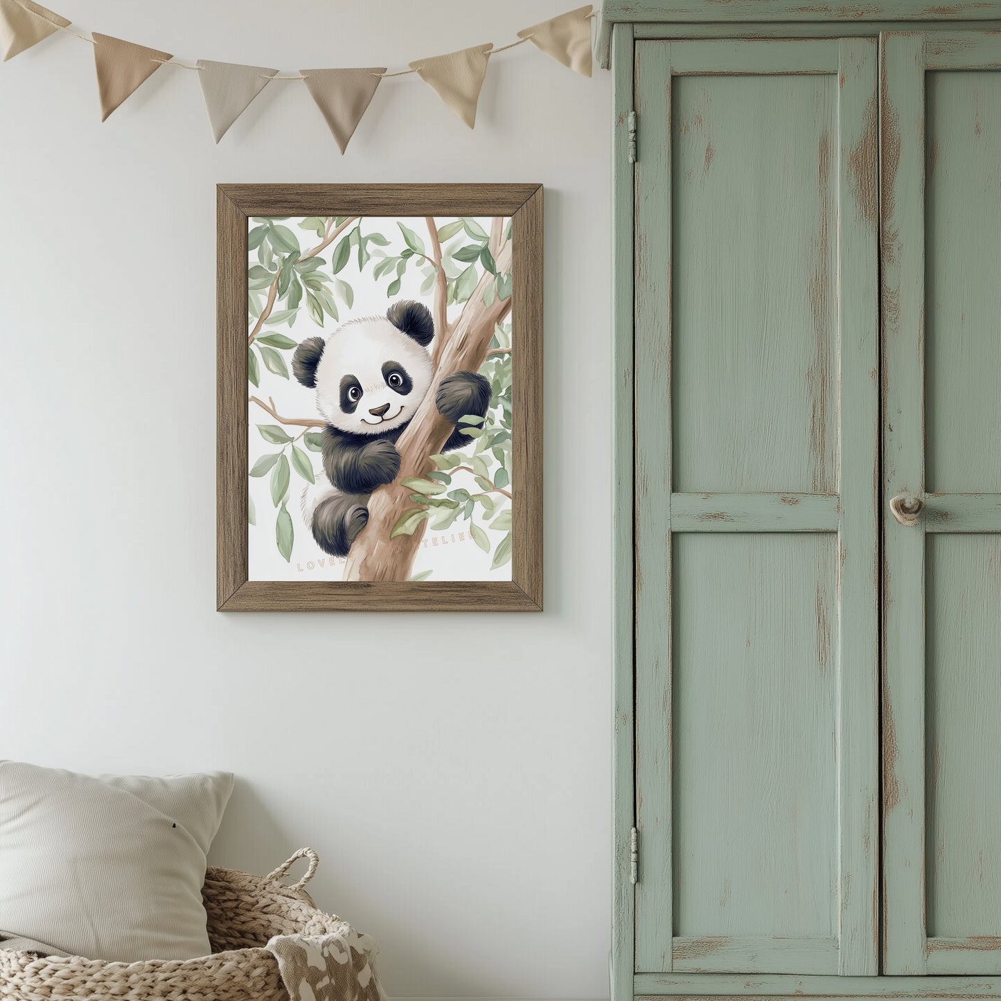 Panda & Forêt – Paix Sauvage - Atelier Les Jolies Choses  