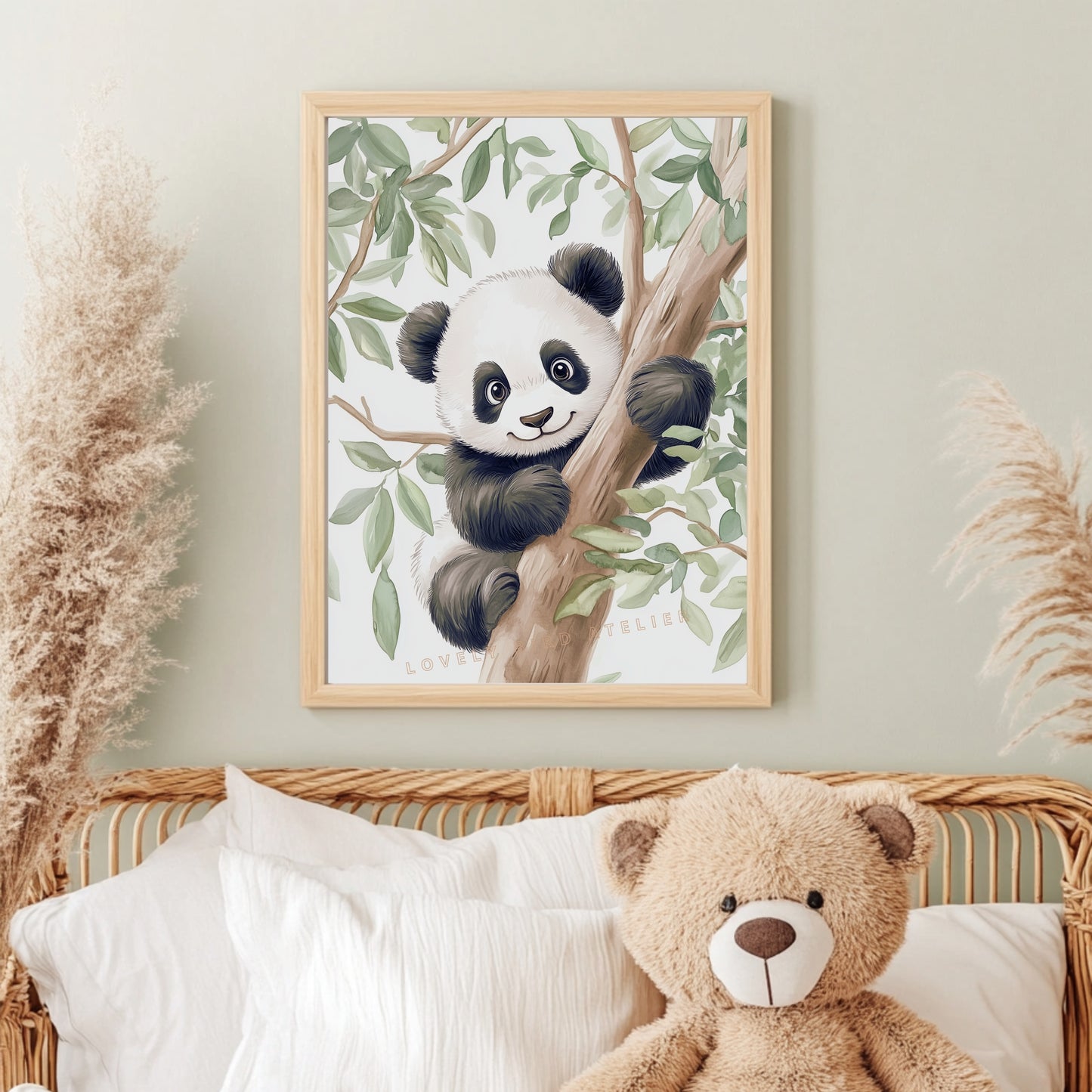 Panda & Forêt – Paix Sauvage - Atelier Les Jolies Choses  