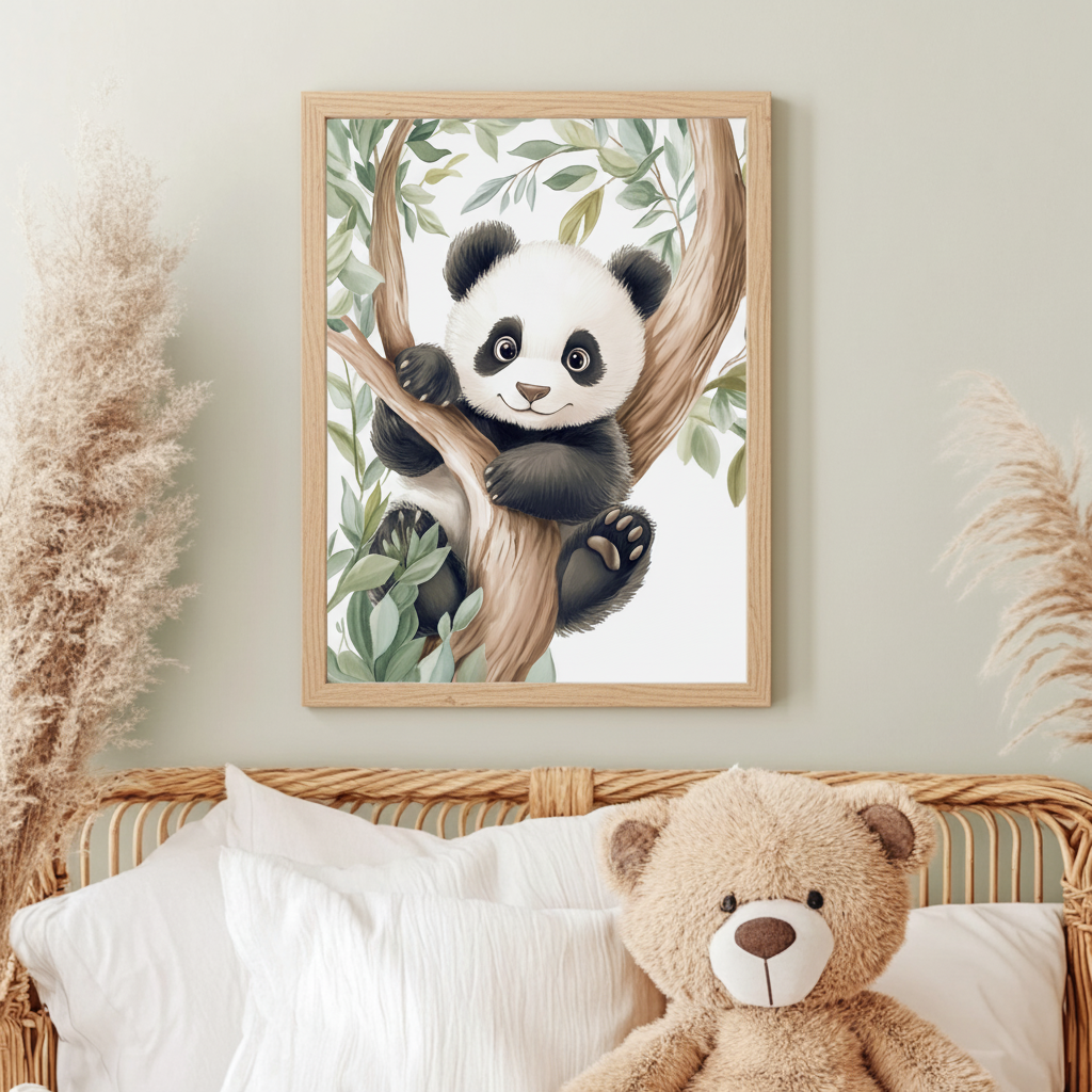 Panda & Végétation - Malice Sauvage - Atelier Les Jolies Choses  
