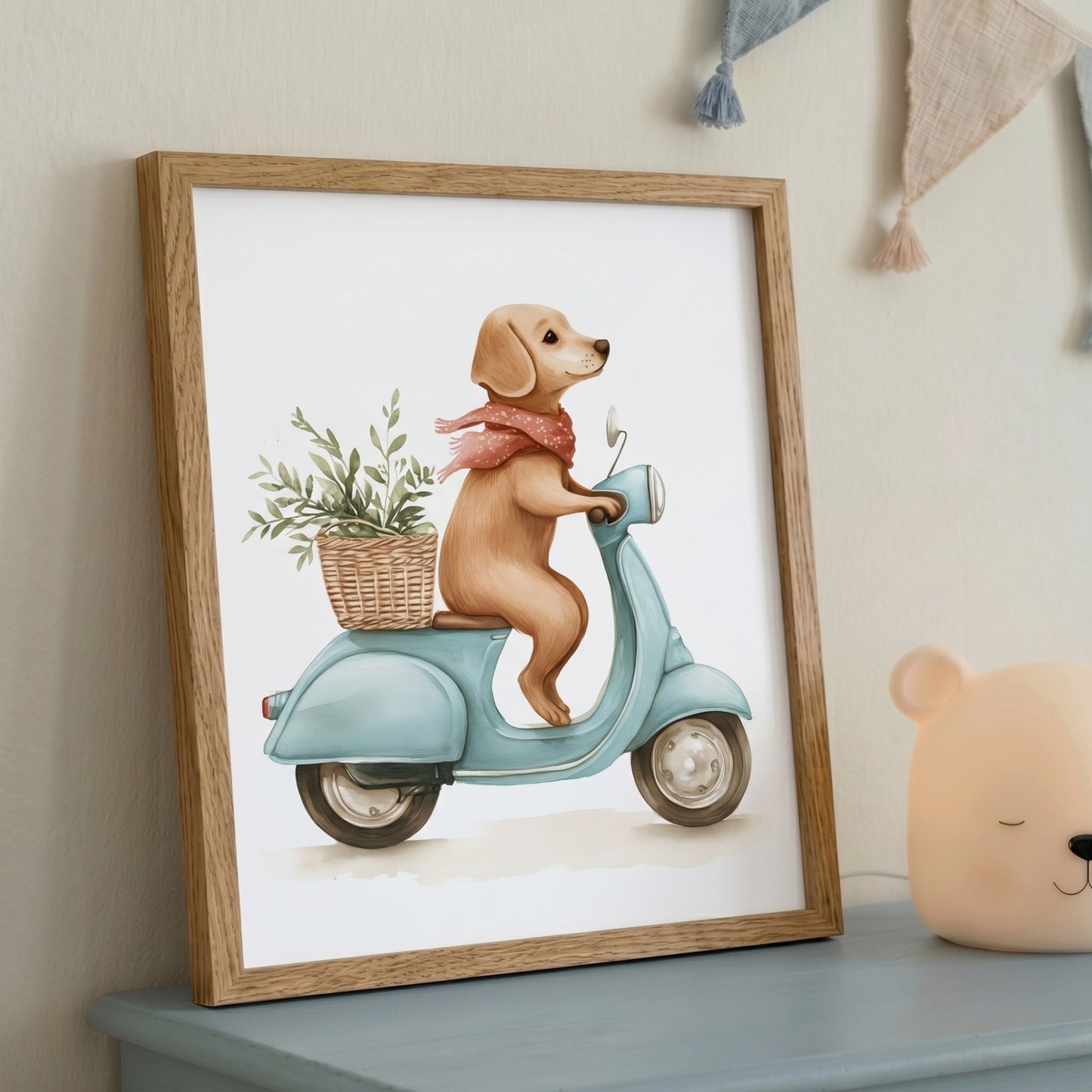 Petit Chien en Scooter - Atelier Les Jolies Choses  